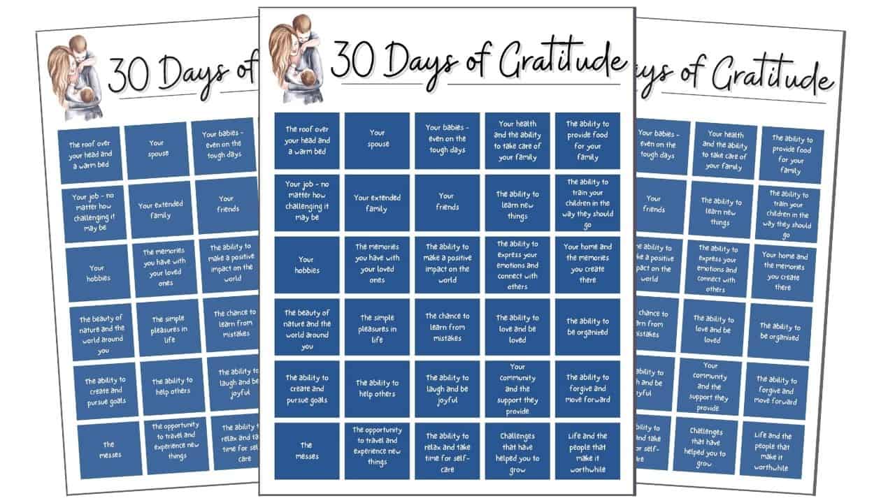 30 Days of Gratitude Challenge