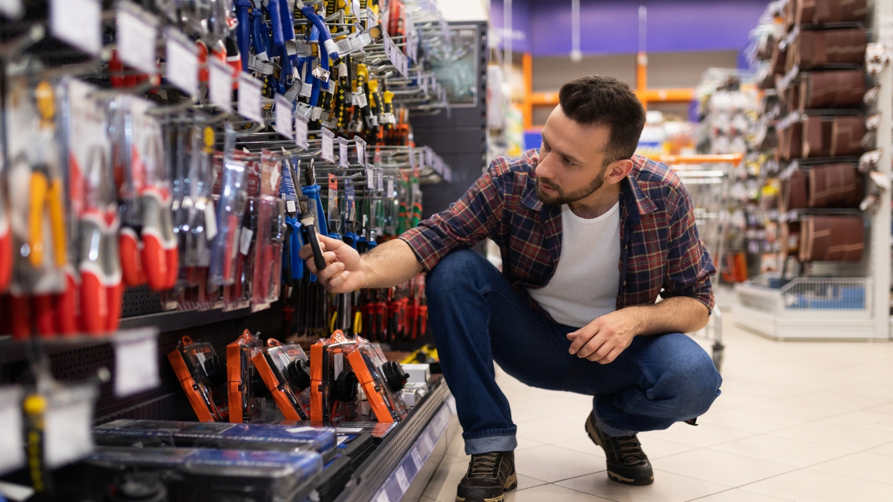 10 Things You Better Know Before Building a Tiny Home 8 man buying tools