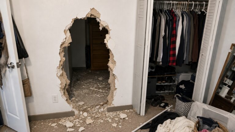 Wanted Criminal Broke Through the Shared Wall — Then the Apartment Complex Still Wouldn’t Let Her Move
