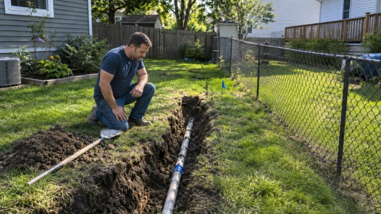 Homeowner Found a Neighbor’s Water Line Running Through His Yard — Then the Repair Fight Got Complicated