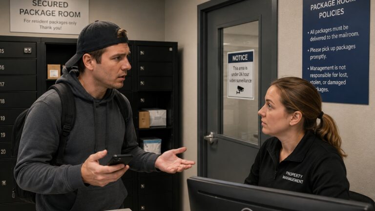 Apartment Resident Asked Management to Pull Five Hours of Camera Footage — Then the Missing Package Became a “Secured Mailroom” Fight