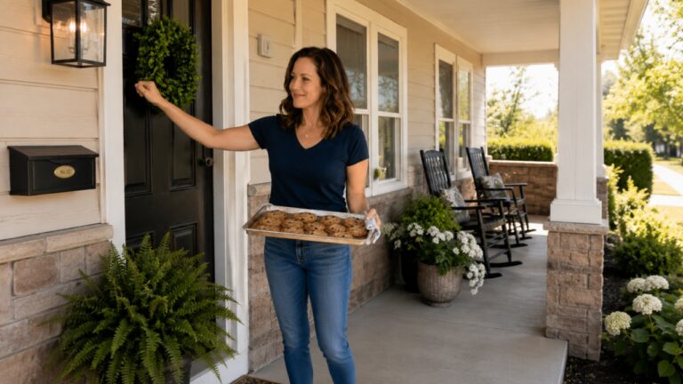 Neighbor Kept Bringing Baked Goods to His Door — Then She Found His Ex-Wife on Facebook