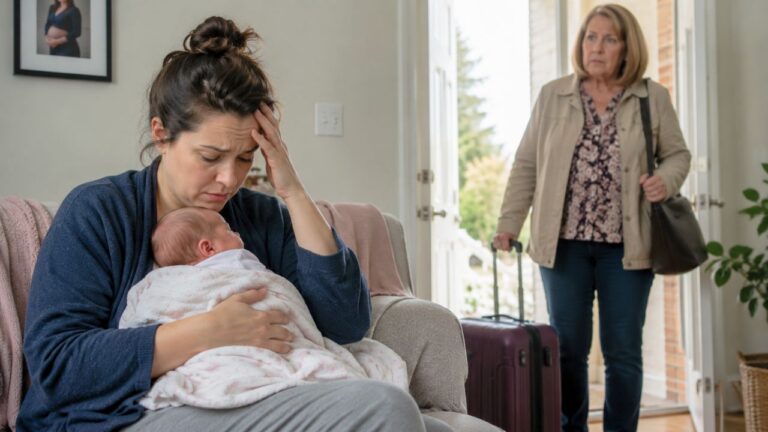 New Mom Asked for Two Days Alone After Birth — Then Her Mother-in-Law Showed Up With a Suitcase