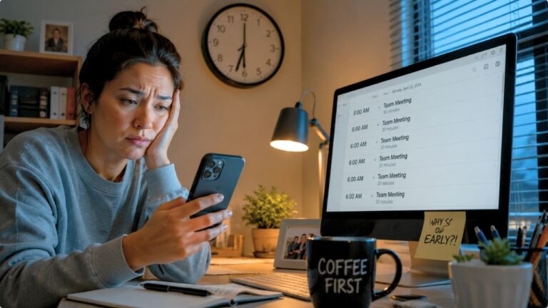Coworker Kept Scheduling 6 AM Meetings — Then She Forwarded the Invite History to Management