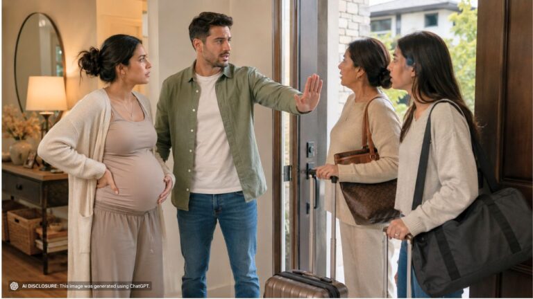 MIL and SIL Showed Up With Bags for a Week-Long Stay — Then the Dad Sent Them Both Home the Same Day