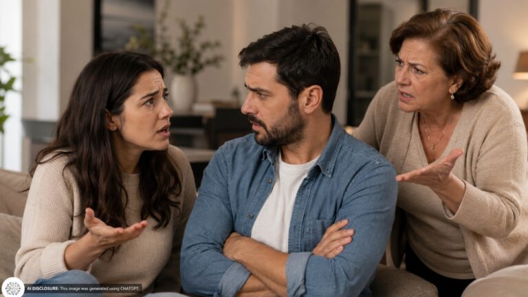 He Kept Taking His Mother’s Side Every Time She and His Wife Clashed — Then His Wife Told Him What It Was Costing Their Marriage