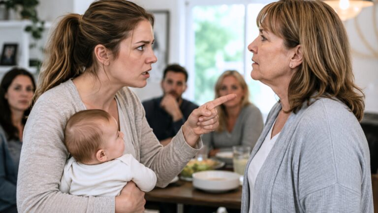 Her Mom Kept Giving Parenting Advice in Front of Everyone — Then the New Mom Snapped
