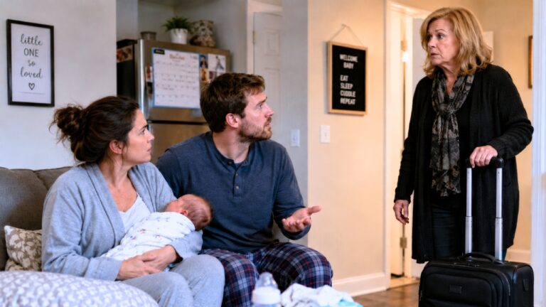 His Mother Brought a Suitcase After the Baby Was Born — Then His Wife Asked Who Invited Her To Stay