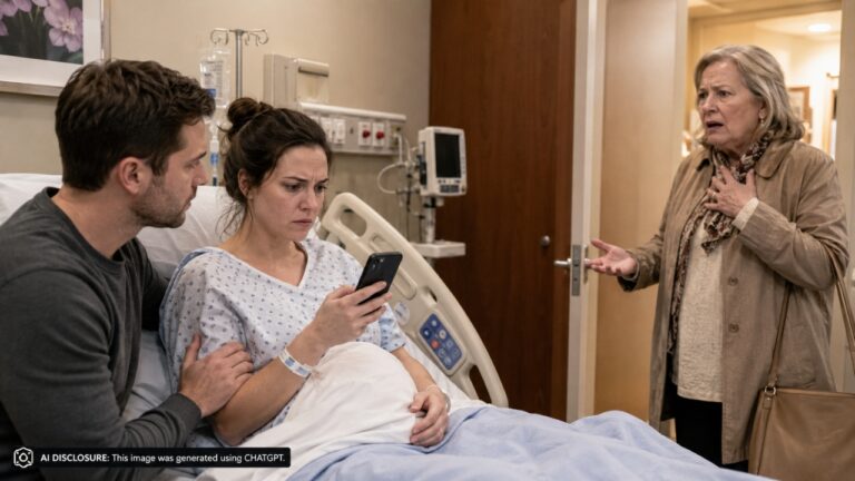 Mother-in-Law Asked What She’d Said to Get Banned From the Delivery Room — Then the Mom Read the Message She’d Sent to the Whole Family
