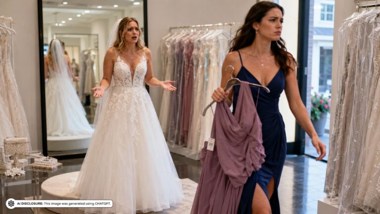 The Bride Expected a Free Gown and a Thank-You — Then the Bridesmaid Took the Dress Back and Walked Out