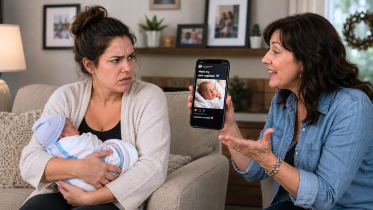Aunt Shared the Baby Announcement First — Then the New Mom Removed Her From the Group Chat
