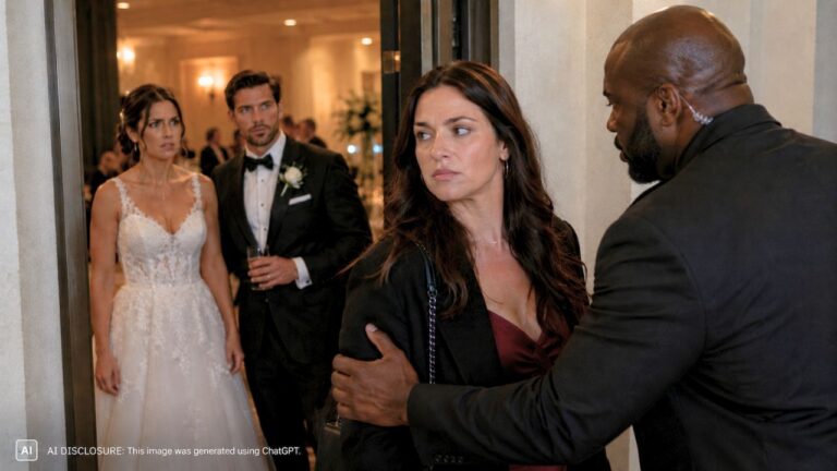 Her Husband’s Ex Showed Up Uninvited to the Wedding Reception — Then the Bride Had Her Removed
