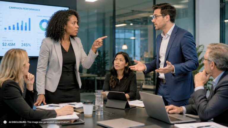 Her Coworker Took Credit for Her Campaign in Front of Clients — Then She Called Him Out Publicly