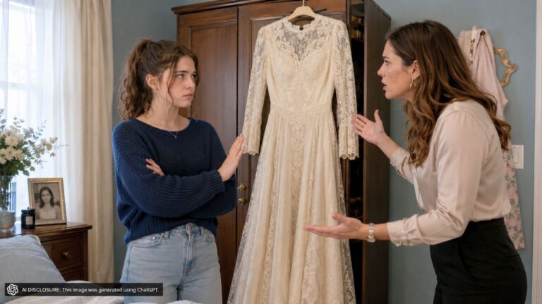 Her Stepsister Wanted to Wear Her Late Mother’s One-of-a-Kind Wedding Dress — Then the Teen Said No