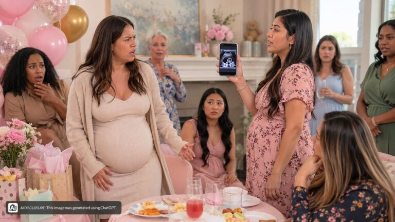 Her Sister Held Up the Ultrasound at Her Own Baby Shower and Claimed the Baby Was Hers — Then She Kicked Everyone Out