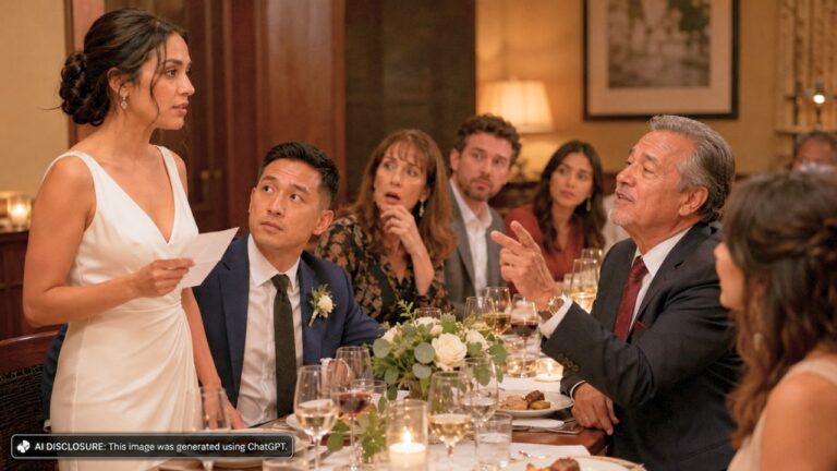 Her Father-in-Law Mocked How Long Her Wedding Vows Ran — Then the Bride Fired Back in Front of Everyone