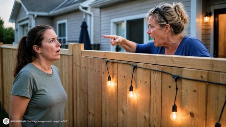 Neighbor Drilled Holes Into Her New Fence to Hang Her Own Lights Without Asking — Then She Made Her Pay for the Damage