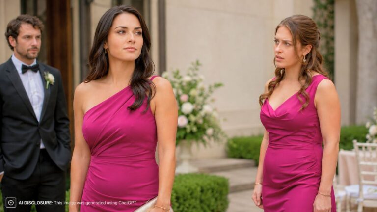 Her Estranged Half-Sister Copied Her Dress Color Just to Humiliate Her at the Wedding — Then She Wore It Anyway