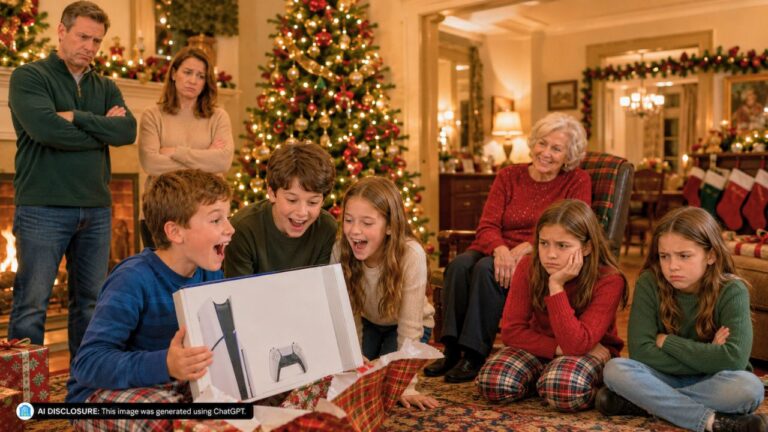 Her Parents Secretly Bought Two Grandkids a PS5 and Called Everyone Else Selfish for Being Upset — Then She Called It Out at Christmas