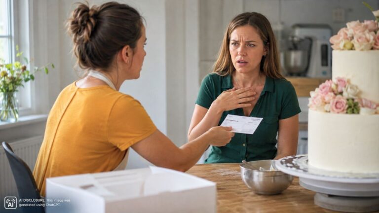 Her Friend Said the Free Wedding Cake She Made Didn’t Count as a Real Gift — Then She Sent Her a Bill for It