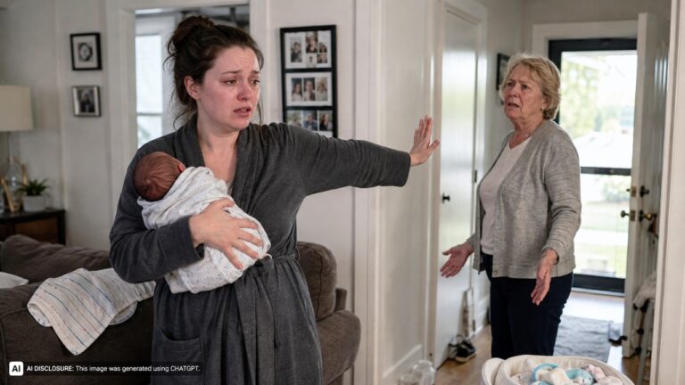 Her MIL Kept Calling Herself “The Woman in His Life” Two Weeks After She Gave Birth — Then She Screamed at Her to Get Out of the House
