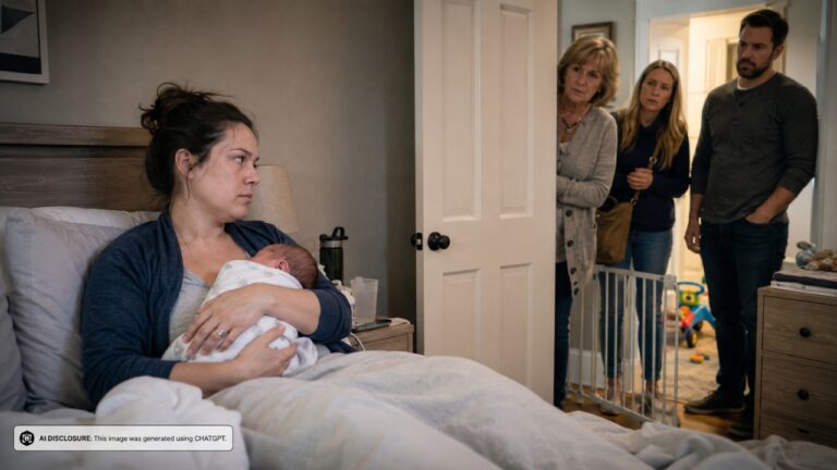 Her MIL and SIL Showed Up Late to Meet the Newborn Yet Again — Then She Didn’t Let Them See the Baby at All