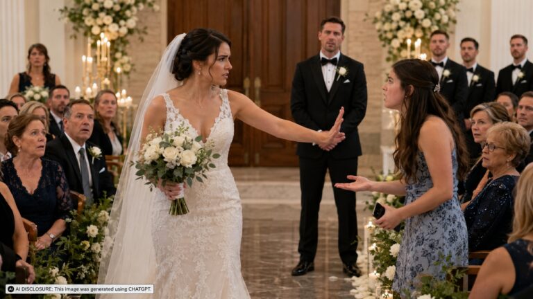 Her Step-Sister Tried to Announce Her Pregnancy the Moment She Started Walking Down the Aisle — Then the Bride Shut It Down Cold