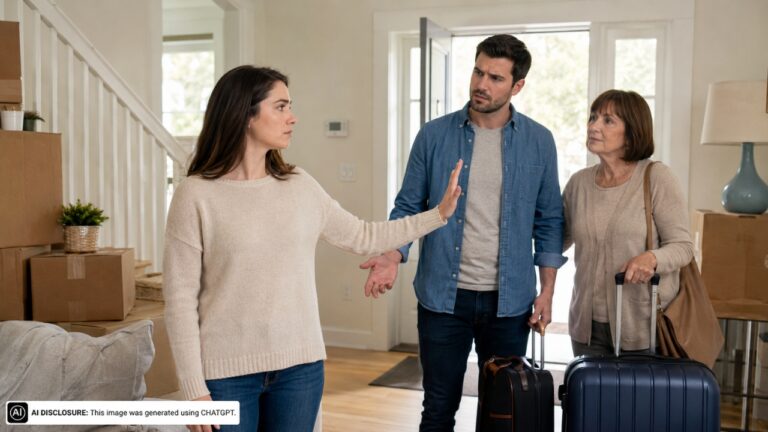 Husband Kept Pressuring Her to Let His Mother Move Into Their New Home — Then She Refused and Held the Line