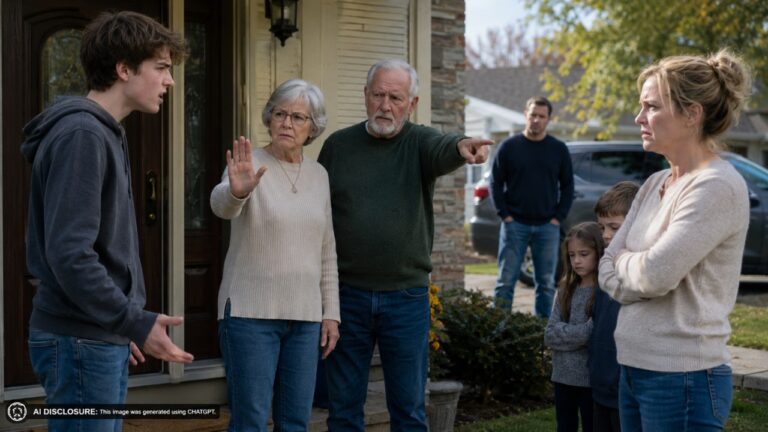 Stepmom Kept Pushing Him to Call Her Family — Then He Told Her Off and His Grandparents Made Her Leave